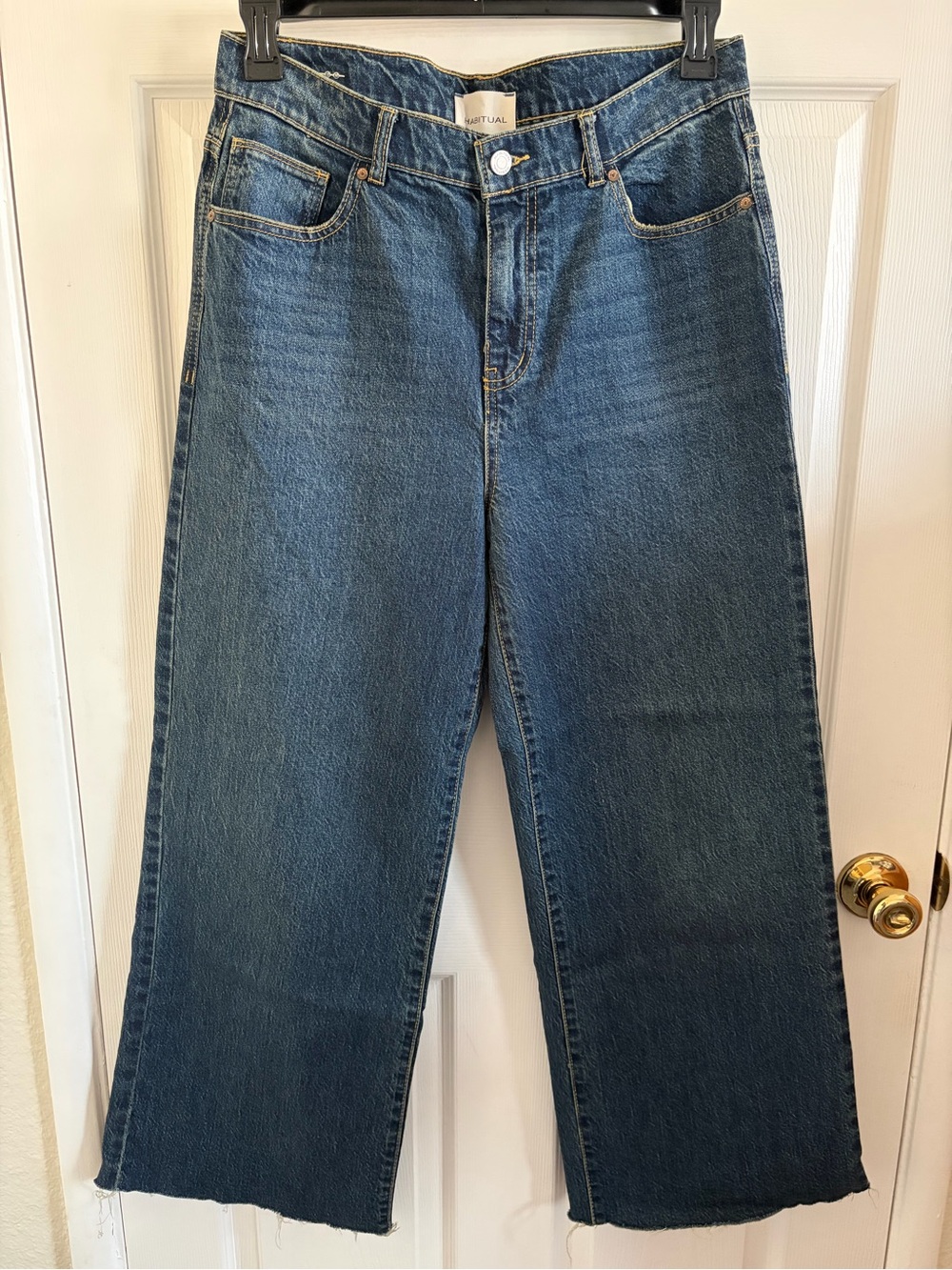 Habitual Wide Leg High-Rise Jeans in Medium Blue